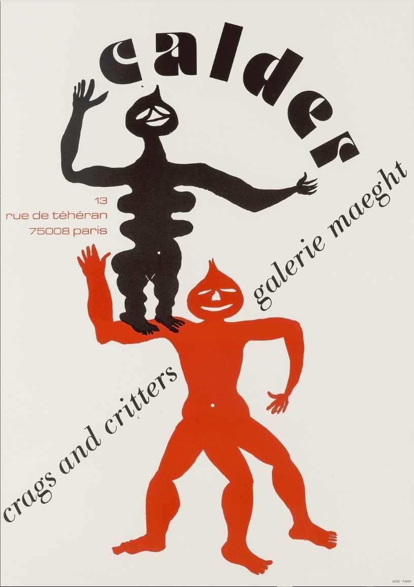 alexander calder / crags & critters / poster 118 | twentieth